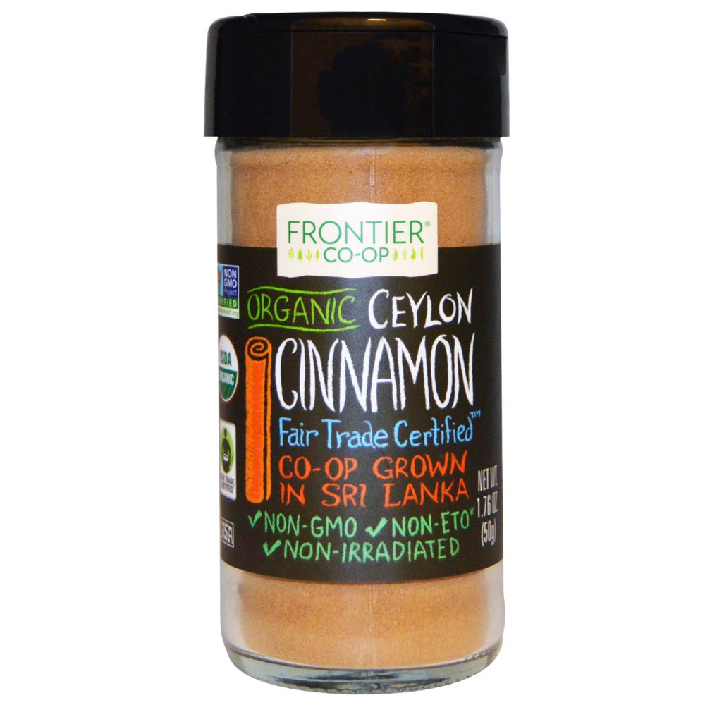 Frontier Natural Products, Organic Ceylon Cinnamon, 1.76 oz (pack of 2