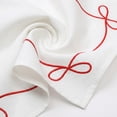 thumbnail image 5 of Set of 6 Cloth Napkins, Polyester Washable and Reusable Table Dinner Napkins for Restaurant, Weddings and Parties Red 14x20inch, 5 of 6