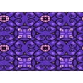 thumbnail image 1 of Ahgly Company Indoor Rectangle Patterned Bright Purple Area Rugs, 7' x 10', 1 of 6