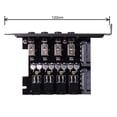 thumbnail image 3 of HUGFEGWE 4 SATA HDD SSD Module de Contrôle de Commutateur d'Alimentation avec Support PCI 120mm CJ25311-8469, 3 of 8