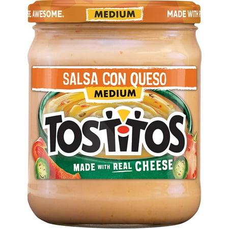 (2 Pack) Tostitos Brand Dips & Salsas Medium Salsa Con Queso, 15 (Best Holiday Dips And Spreads)