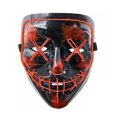 thumbnail image 1 of H-alloween Leds Glow Face Cover Hombres Mujeres Party Scary Light up Face M-ask con 3, 1 of 8