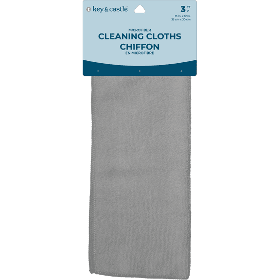 Key & Castle Microfiber Dust Cloths, 3 count
