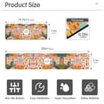 thumbnail image 3 of Yayeee Faucet Mat for Kitchen Sink 14.7" Diatomite Long Splash Guard Pad, Orange Cityscape Painting, 2 Pack, 3 of 7