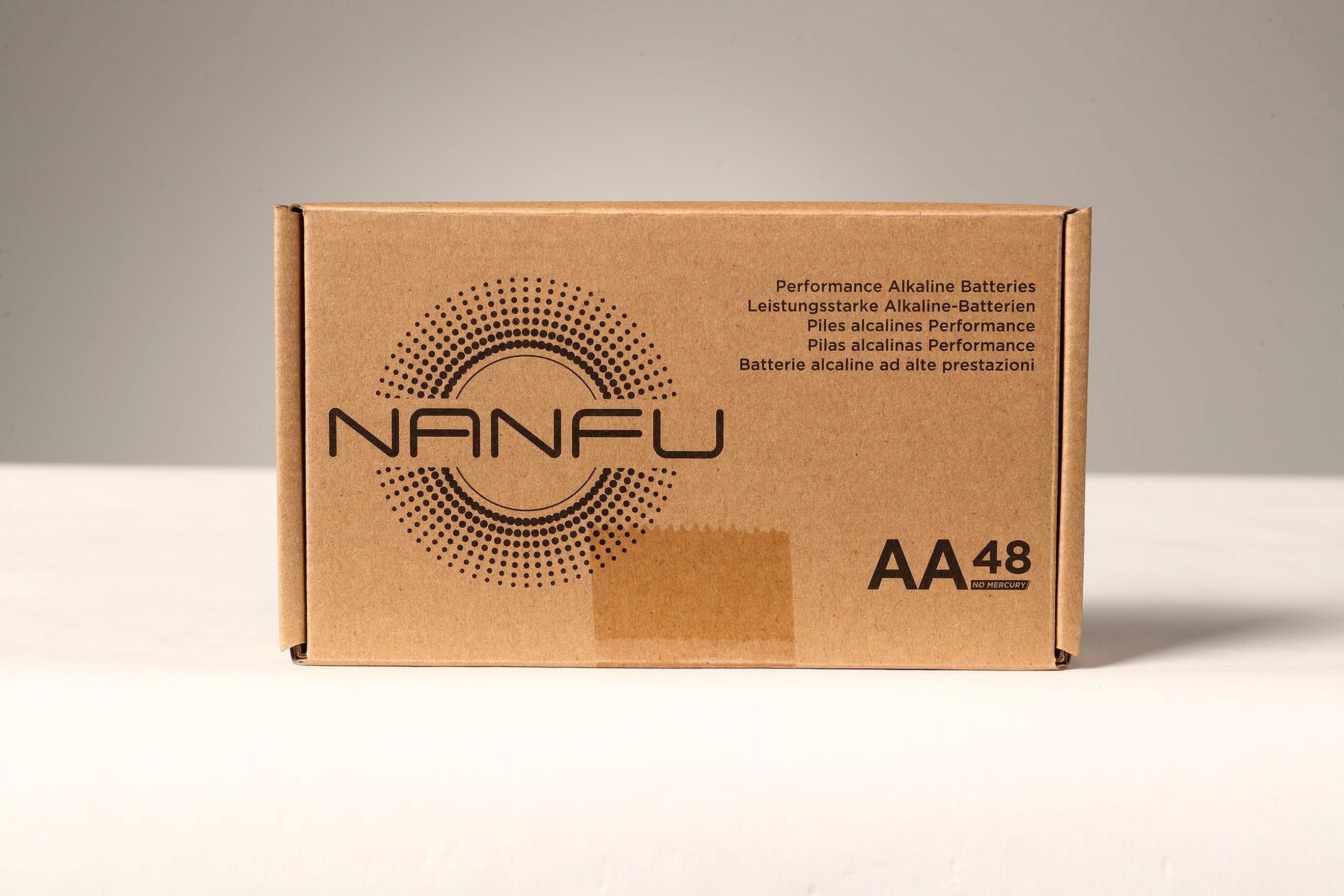 Nanfu 1.5V Alkaline AA Batteries Lot of 48 Pack Total