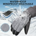 thumbnail image 6 of REDESS Winter Gloves for Men and Women with Touch Screen Waterproof for Ski Black, 6 of 6