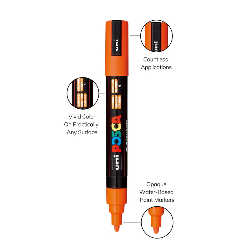POSCA Paint Pens PC-5M 1.8-2.5  PaperStory - The Great Little Art Shop