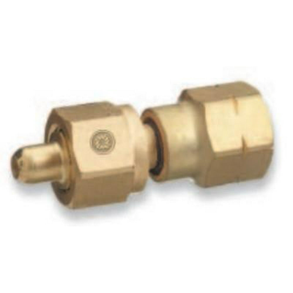 Brass Cylinder Adaptors, From CGA350 Hydrogen To CGA580 Nitrogen