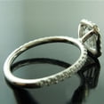 thumbnail image 3 of 2 CT Octagon Cut Moissanite Engagement Ring Halo Moissanite Diamond Ring Octagon Cut Anniversary Ring Emerald Cut Wedding Ring Gold Ring, 3 of 7