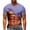 Purple, variant on Stamzod Men Clothes Clearance Muscle Tee Shirts For Men Short Sleeve Plus Size Funny T-Shirts With Abdominal Muscle 3D Printed Graphic