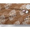 thumbnail image 3 of Soimoi Polyester Crepe Fabric Filigree Damask Print Sewing Fabric Yard 42 Inch Wide, 3 of 3