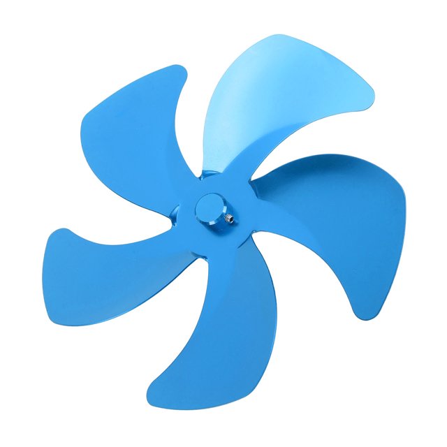 Durable Lightweight Stove Fan Blade, 5 Blade Design Enhances Air Circulation, Improves Heating Efficiency, Simple Installation