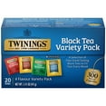 thumbnail image 3 of Twinings Black Tea Variety 2-Pack with Earl Grey Tea, English Breakfast Tea, Irish Breakfast Tea, and Lady Grey Tea Bags, Individually Wrapped, 20 Count Each, 3 of 5