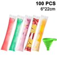 thumbnail image 1 of 100 Pcs Popsicle Bags, Disposable - Comes With A Silicone Funnel, 1 of 5