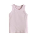thumbnail image 3 of Girls' Tanks & Camis Ribbed Tank Tops for Toddler Girls Solid Cotton Tanks Undershirts Casual Summer Crew Neck Sleeveless Tees Shirts Running Yoga Athletic Tank Tops New Purples 10T, 3 of 5