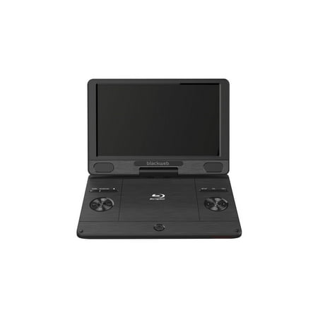 Blackweb 11.4" Portable Blu Ray Player with HDMI Output, Black