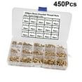 thumbnail image 4 of MasteelfCA 450 Pcs M2-M4 Écrou en Laiton Kit de Classification Rond (Doré), 4 of 7
