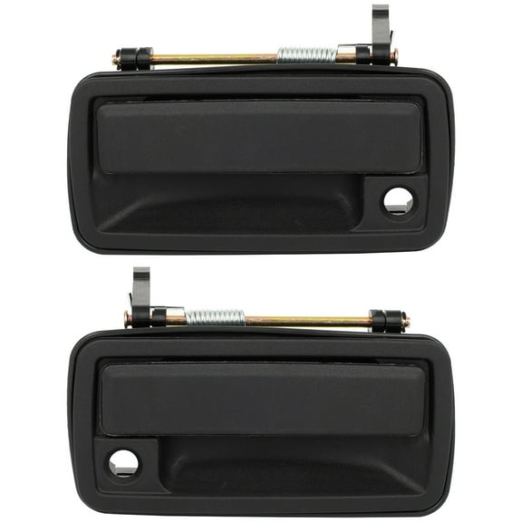 cciyu Exterior Door Handle Front Left Side black Replacement for Chevrolet S10 and Standard Cab 1994-2004 OE:15202911