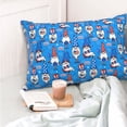 thumbnail image 4 of Salouo Gnomes in USA Pattern Pillow Cases,1PC Pillow Covers with Envelope Closure Decorative Pillow Case for Bed Couch,Pillows Not Included-16"x24", 4 of 6