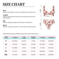 thumbnail image 4 of Kdxio Boba Milk Tea Print Women's 2 Piece High Waisted Wrap Spaghetti Strap Summer Swimsuit Bikini Set-XX-Large, 4 of 7
