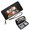 Black, variant on GEEAD Removable Wrist Strap Wallet for Women Spacious Everyday Wallet for Women Whimsical Animals Sweater Weather Vibrant Autumn Leaves Includes Wrist Strap Perfect Everyday Use or Gift Idea