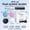 Black, variant on AirTag Alternative—Mr.pat Dual-System GPS Tracker, Compatible with Apple “Find My” and Google Find Hub | MFI-Certified GPS Tracker for Keys, Wallets, and Luggage(2-Pack)