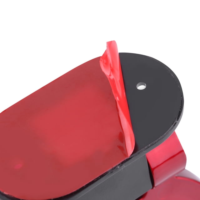 Car Modified Adhesive Traction Round Ring Towing Bars Trailer Hook Decoration Universal Strong Sticky ABS Plastic Non Destructive Installation 4 Colors Red Golden Silver Black
