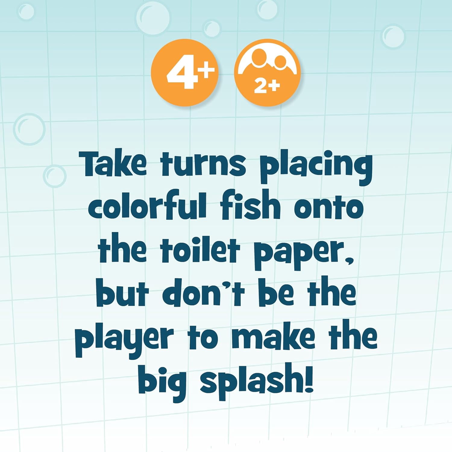 PlayMonster, Don't Flush the Fish, Kids & Family Games, Board Game for Children Ages 4 and up