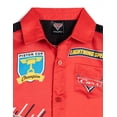 thumbnail image 6 of Disney Cars Big Boys' Short Sleeve Button-Down Shirt Red McQueen Black, 6 of 7
