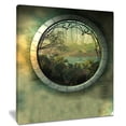thumbnail image 2 of Green Fantasy Landscape with Frame, 2 of 3