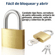 thumbnail image 3 of Cerradura de latón sólida, cerradura de candado al aire libre, cerradura de llave de 1.97 pulgadas, armario de recogida del gimnasio de la escuela, valla, caja de herramientas, recogida de clavos, 3 of 6