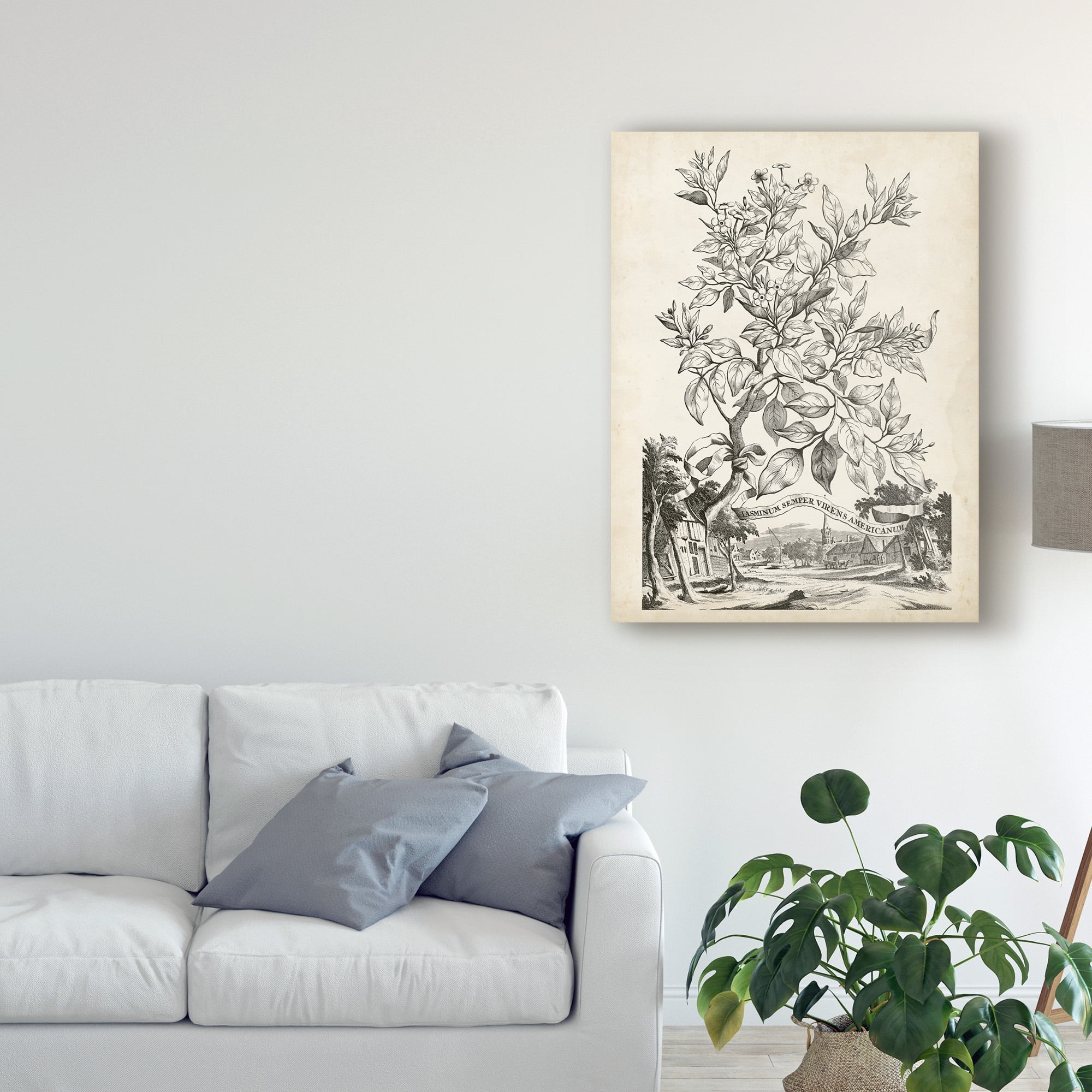 Trademark Fine Art 'Scenic Botanical II' Canvas Art by Abraham Munting