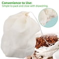 thumbnail image 4 of Visland 3Pcs/Set Filter Bag - Reusable Almond Milk Bag & All Purpose Food Strainer - Fine Mesh Nylon Cheesecloth & Cold Brew Coffee Filter,Drawstring Design, 4 of 8