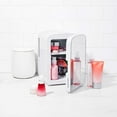 thumbnail image 5 of ICEMAN Portable Mirrored 4L Mini Fridge w/ Heating and Cooling - White, 5 of 8