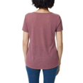thumbnail image 3 of Ella Moss Women's Super Soft Lightweight V-Neck Lace T-Shirt Top, 3 of 5