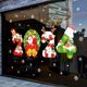 thumbnail image 4 of Pegatina de Feliz Navidad para ventana, calcomanía de Papá Noel, copo de nieve, alce, decoración de pared para el hogar, regalo de Año cercano, 2024, 4 of 4