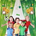 thumbnail image 4 of Decorlife Jungle Birthday Decorations, Safari Party Supplies, Total 67PCS, Including Animal Balloons, Jungle Backdrops, Palm Leaves, Happy Birthday Banner, Photo Booth Props, Hanging Swirls, 4 of 4