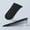 Black, variant on 1Pair Height Increase Insoles, Height Boosters, Silicone High Adsorption Adjustable Height Heel Cushion Inserts for Leg Length Discrepancy, Grey, 2 Layers 3.5cm/1.37In