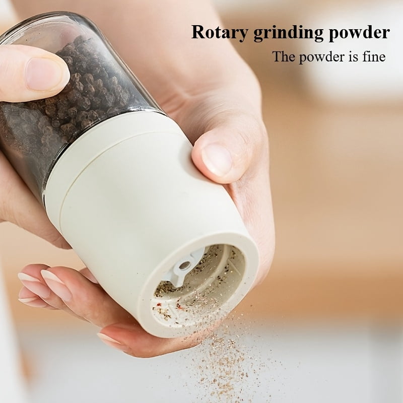 Portable Hand Grinder for Sea Salt, Pepper, and Other Spices | Adjustable Grinding Fineness, Material, Ideal for Home Kitchen and Outdoor Use
