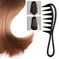 thumbnail image 3 of Durabilidad ABS de Dientos Anchos Peinador de Tiburón para Cabello Rizado, Tamado Compacto y Liviano, Adecuado para Salón y Uso Profesional de Salón y Hogar, Peine de, 3 of 7