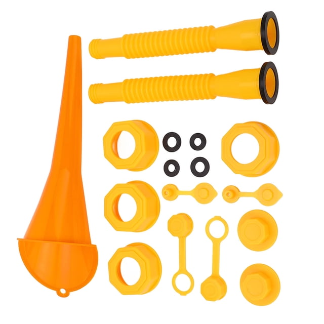 Boquilla Para Depósito De Combustible, Kit De Repuesto De Boquilla De Lata De Gas Para Lavadora Espesada, Duradera Con Embudo Para La Mayoría De Latas De Gas De Plástico