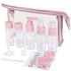 thumbnail image 1 of Kit de botella de viaje, kit de contenedor de cosméticos portátil a prueba de fugas, contenedor de cosméticos de tamaño de vuelo de PET transparente, 1 of 7
