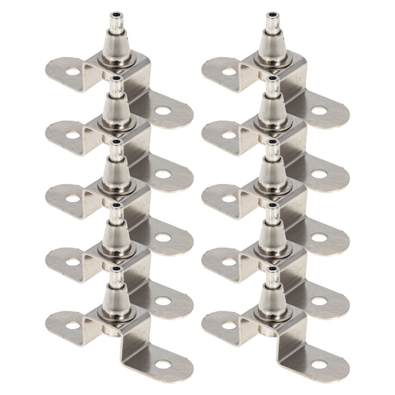 OULII 10Pcs Lamp Hanging Hooks Hanger Durable Zinc Alloy Wire Rope Hook for Home Display