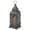 Black, variant on Zingz & Thingz Black Metal Moroccan Style Hanging Temple Tower Candle Lantern 13" Tall