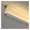 White, variant on Wall Mount Led Strip Channel for Indirect Lighting, Coving for Ceilings, Crown Moulding, Aluminum Skirting Line Board Cover for Hallway Bedroom Living Room