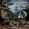 thumbnail image 2 of Cool multifunctional folding pocket knife, easy to carry with clip, split blade D2 tactical camping folding knife, suitable for Men's outdoor activities, hiking, survival, EDC tool gifts, 2 of 8