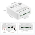 thumbnail image 2 of UCHARGE SP630E Bluetooth LED Controller Kit with RB3 RF Remote, 4 Zones App Control DC5V-24V for COB FCOB RGB RGBW Addressable LED Strip WS, 2 of 9