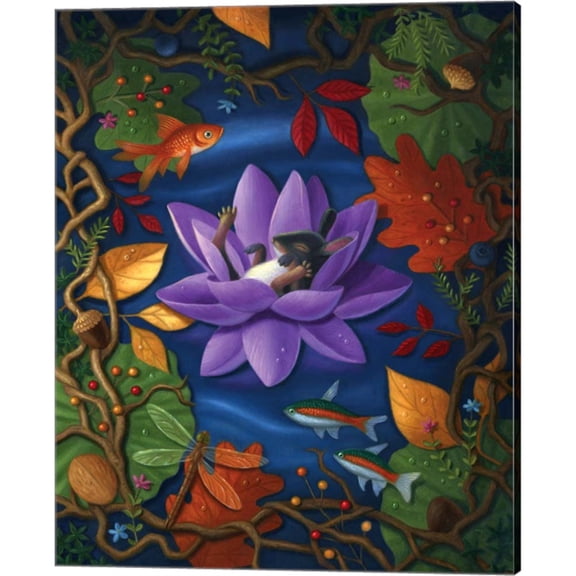 Great Art Now Adrift by Gina Matarazzo, Canvas Wall Art, 16W x 20H