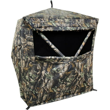 HME Portable Executioner 2 Person Camo Bird and Deer Hunting Hub Ground