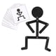 thumbnail image 1 of Ounissouiy Paquete de 24 tarjetas de juguete de de doble cara tablero de juego educativo preescolar Kindergarten ayudas de aprendizaje Juguetes Educativos, 1 of 6